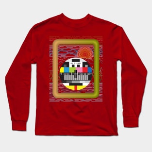 Television color test vintage Long Sleeve T-Shirt